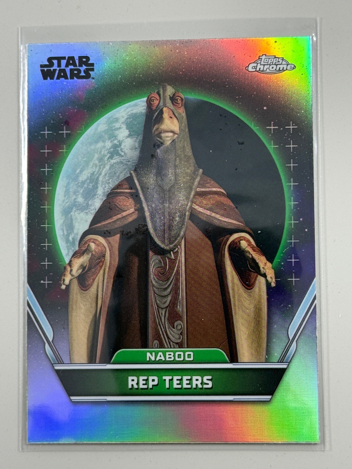Topps Star Wars 2024 Hyperspace Rep Teers Naboo Refractor #9