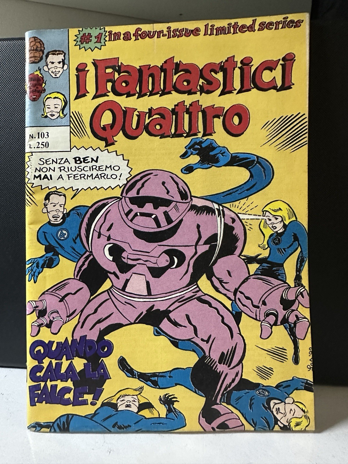 Maurizio Edizioni I Fantastici Quattro 103 "Quando cala la Falce!" 1992 B/N
