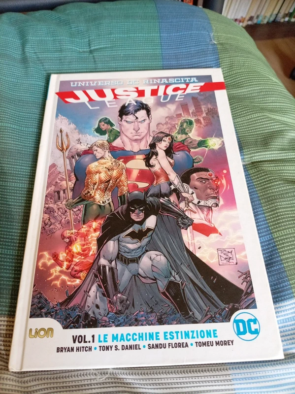 Universo dc rinascita justice league vol 1 le macchine estinzione fumetto dc