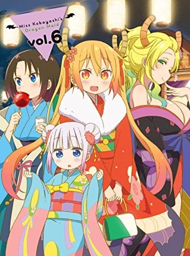 Miss Kobayashi's Dragon Maid Vol.6 Edizione Limitata Blu-ray Bookl... forma libro JP