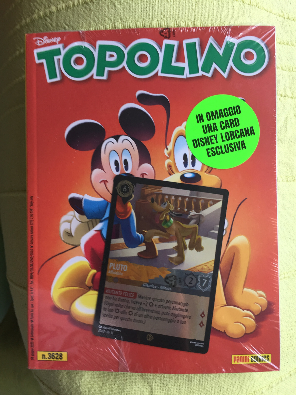 TOPOLINO N° 3628 BLISTERATO. 4 GIUGNO 2025. FLIP-COVER GIADA PERISSINOTTO.NUOVO!
