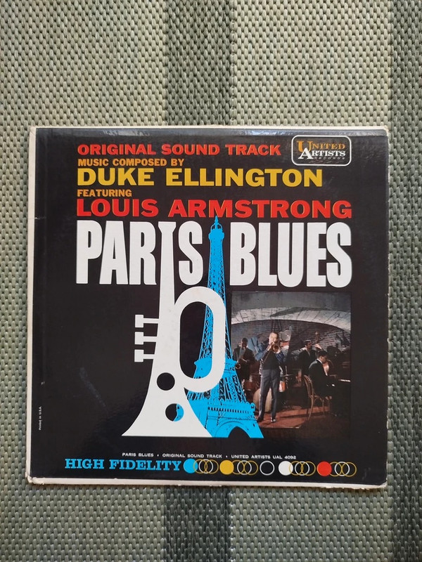 LP Duke Ellington & Louis Armstrong – Paris Blues (1961 US Original OST)