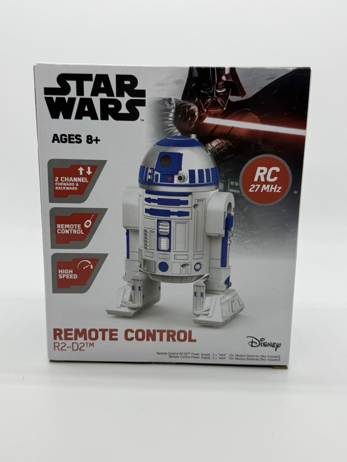 Disney Star Wars R2-D2 Telecomando RC 27 MHZ Modellino il 4 Maggio NUOVO