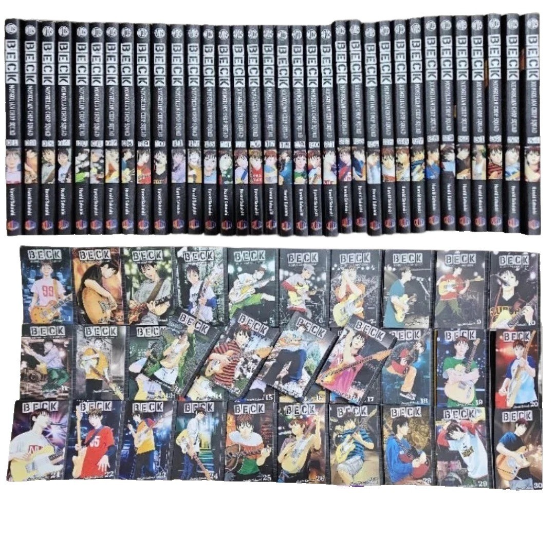 Manga BECK: Mongolian Chop Squad Set Volume 1-34 Edizione Completa Inglese Fumetto