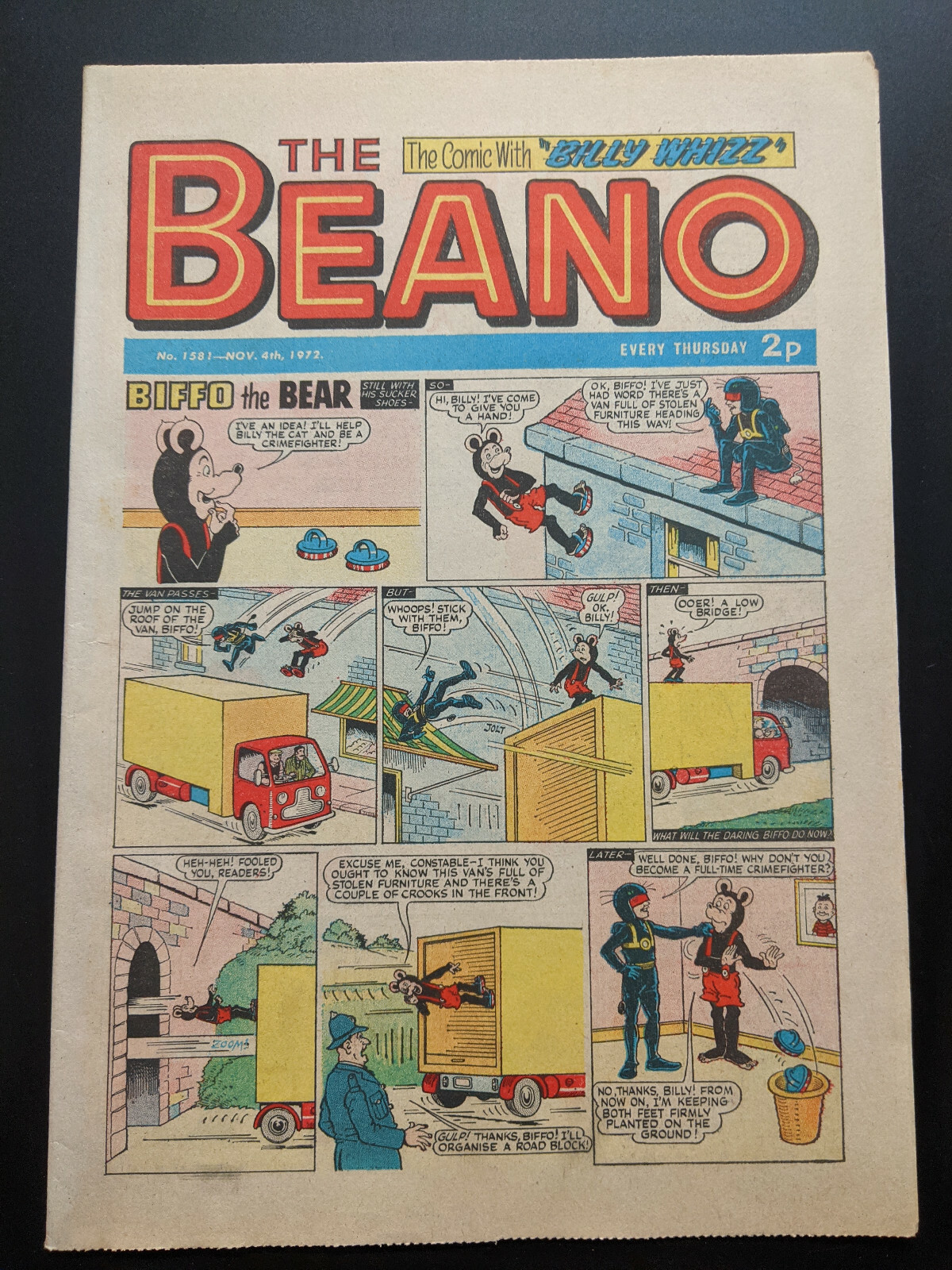 Beano Comic No 1581 November 4th 1972 