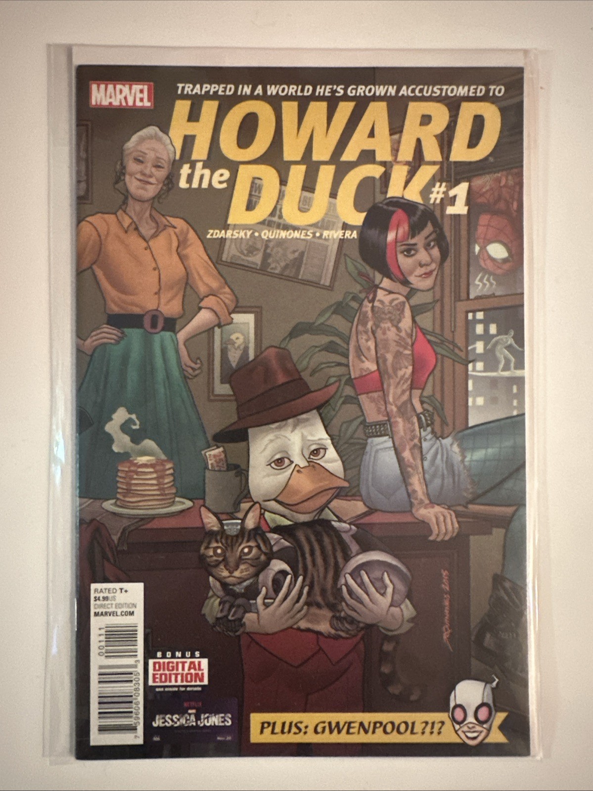 Howard the Duck #1 9.4 (o meglio) quasi nuovo 1° app. di Gwenpool