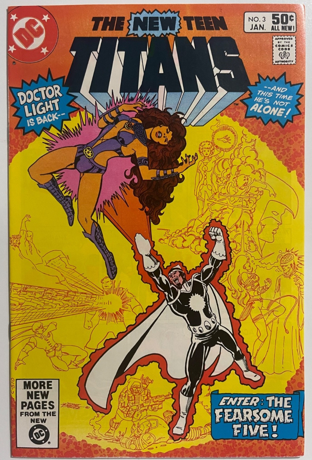 The New Teen Titans #3 [DC, gennaio 1981, buone condizioni]