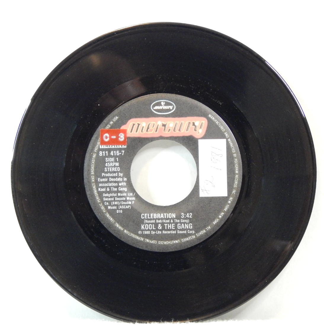 Kool & The Gang – Celebration - 1980 Mercury Funk Soul 45 RPM 7" Single Record
