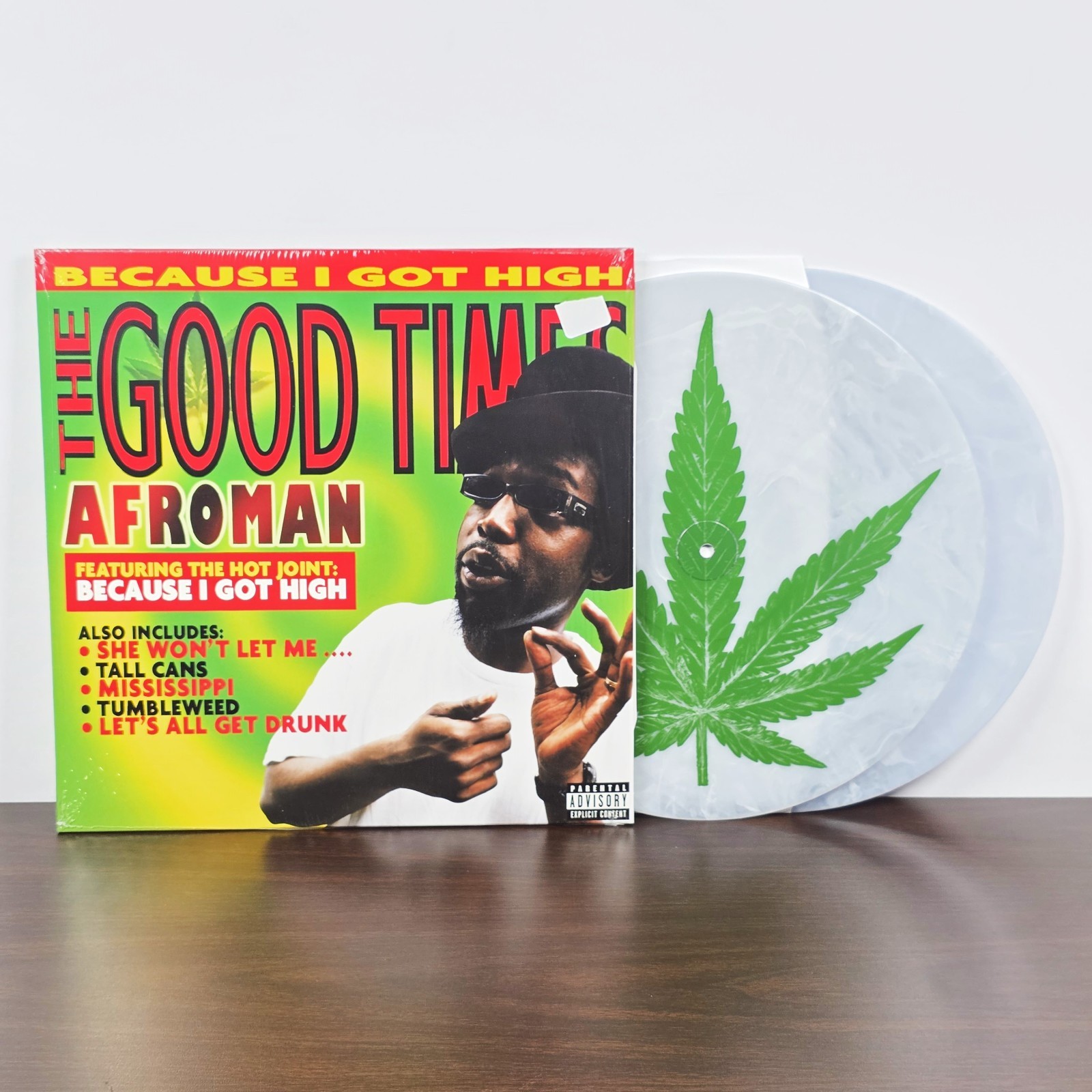 AFROMAN The Good Times Limited Edition HAZY WHITE SMOKE Color Vinyl 2LP