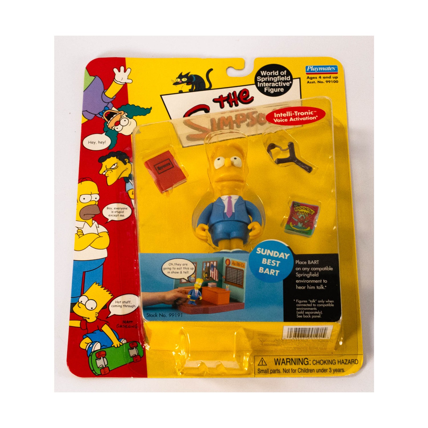 Playmates Action Figure World of Springfield - Sunday Best Bart Nuovo