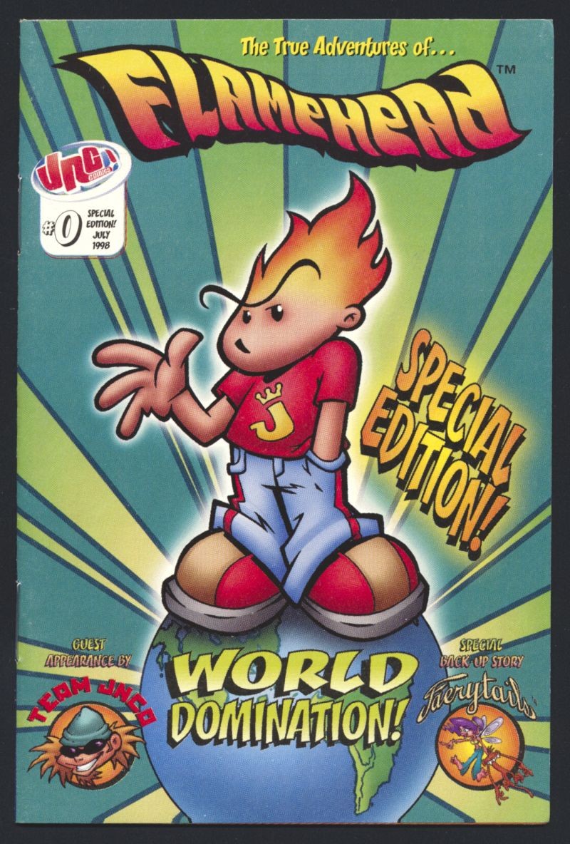 Flamehead #0 quasi nuovo 1998 fumetto JNCO JNCO
