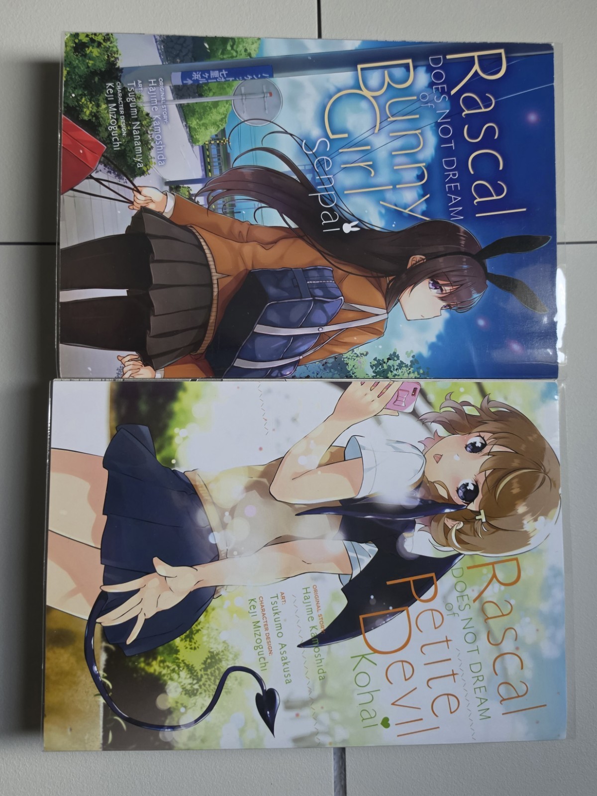 Rascal Does Not Dream of Bunny Girl Senpai Manga Volume 1 e 2 Yen Press Inglese