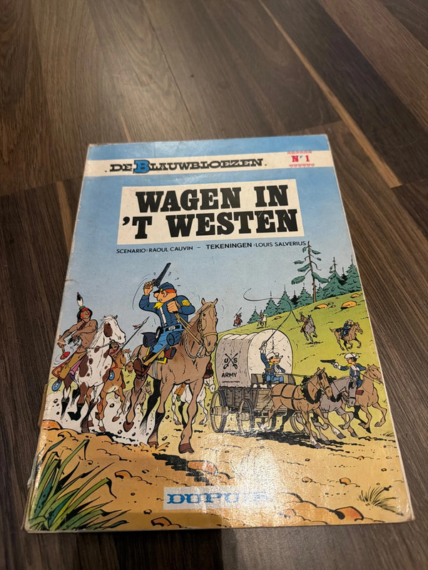De blauwbloezen, wagen in ‘t westen