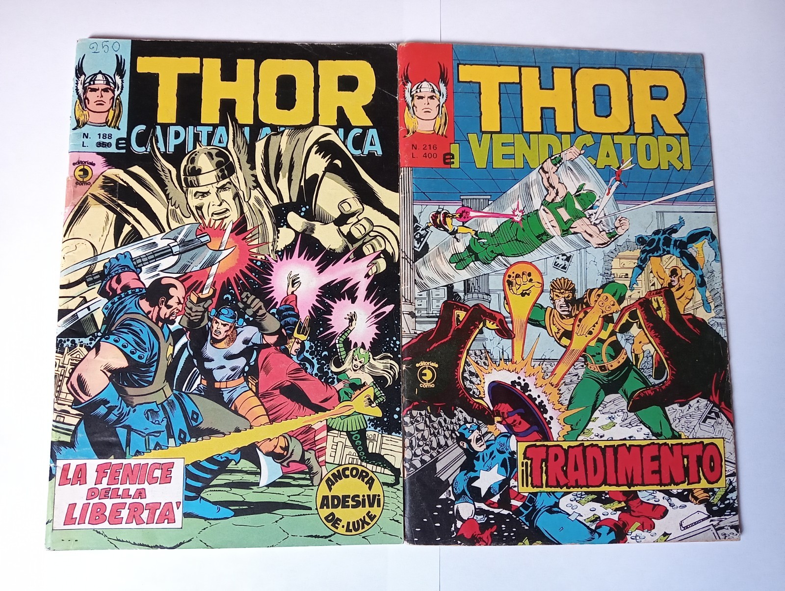 THOR CORNO DUE FUMETTI 