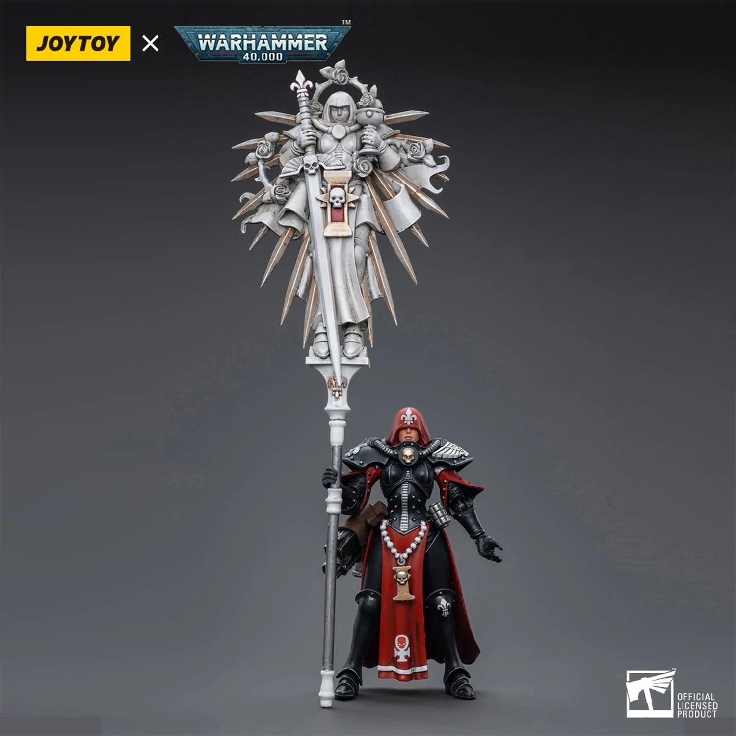 JoyToy Warhammer 40K Adepta Sororitas Imagifier Sister Saelon 1/18 AF IN MAGAZZINO