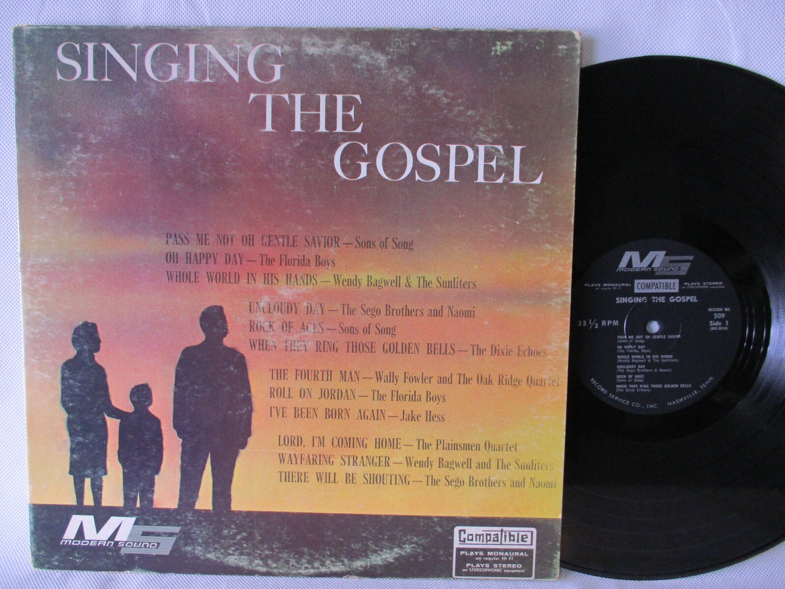 Singing The Gospel 60's V/A Record Modern Sound 509 Dixie Echoes, Wendy Bagwell