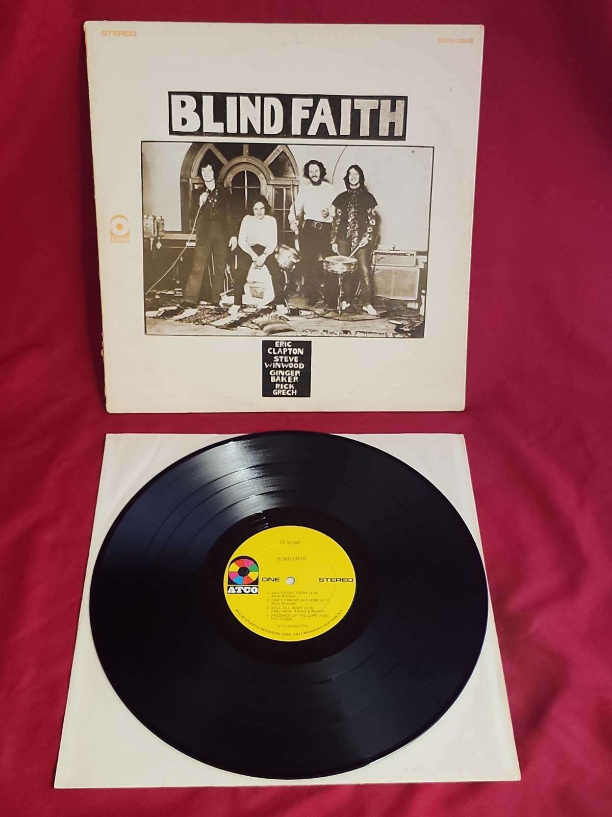 Blind Faith Self Titled Lp Vinyl Record Album