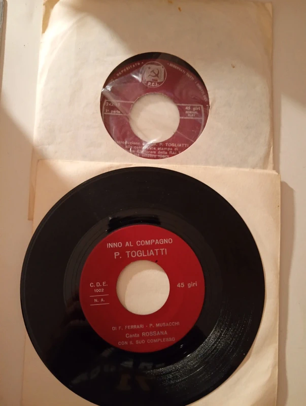 Dischi vinile 45 giri partito comunista italiano