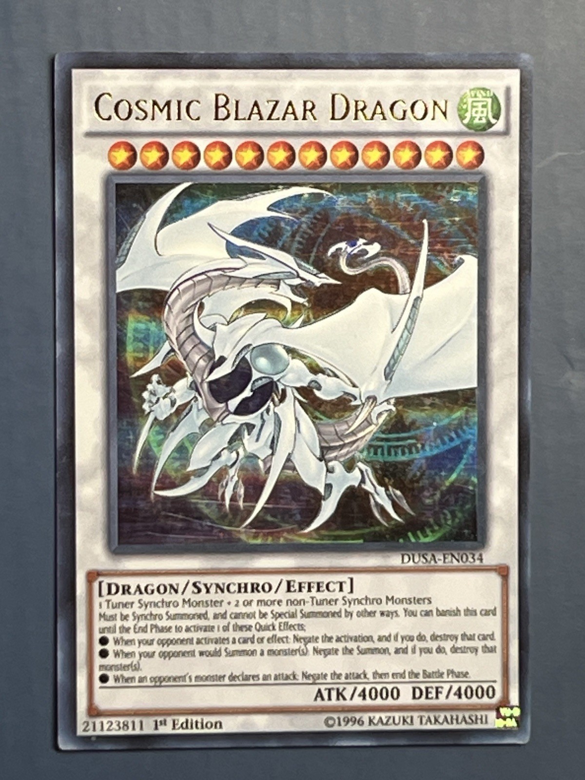 Yugioh Drago Blazar Cosmico DUSA-EN034 Ultra Rara 1° Edizione VLP