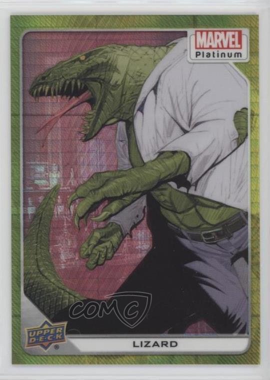 2023 Upper Deck Marvel Platino Giallo Spotlight 104/399 Lucertola #88 1q03