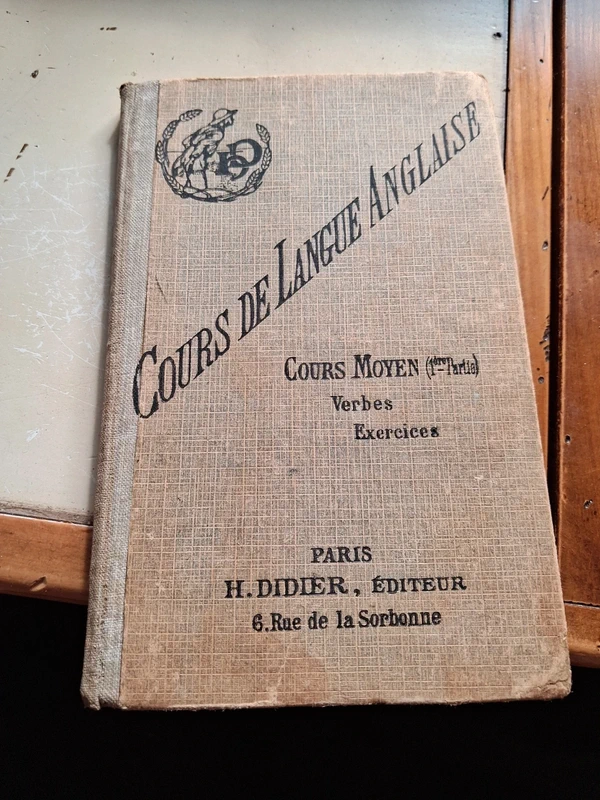 Livre cours anglais