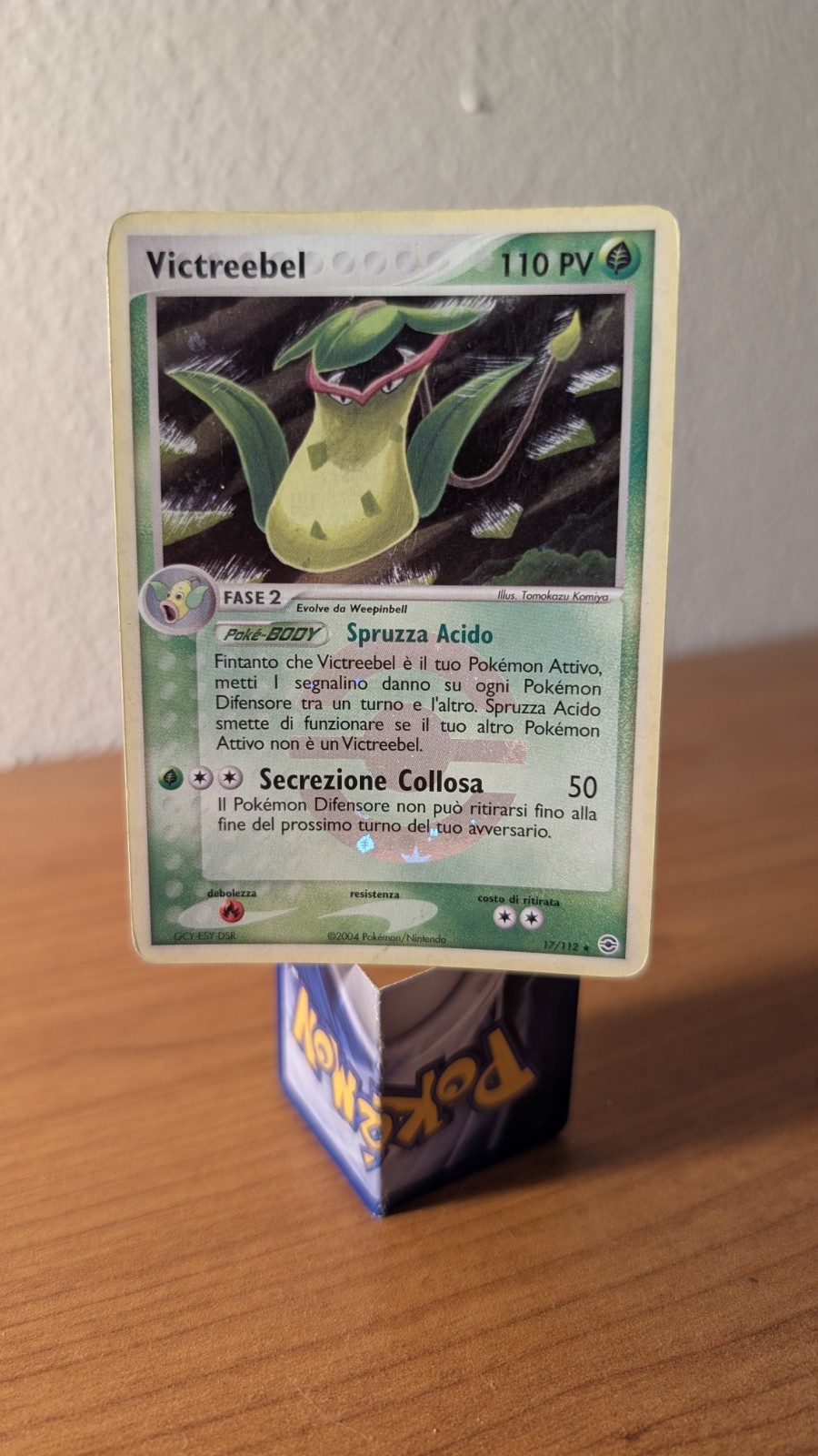 VICTREEBEL FL 17/112 - EX ROSSOFUOCO & VERDEFOGLIA 2004 GOOD REVERSE HOLO ITA