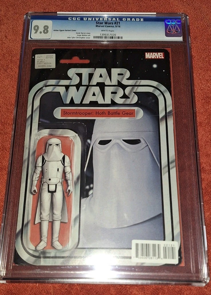 CGC SS 9.8 Star Wars #21 2016 Modellino Variante Snowtrooper
