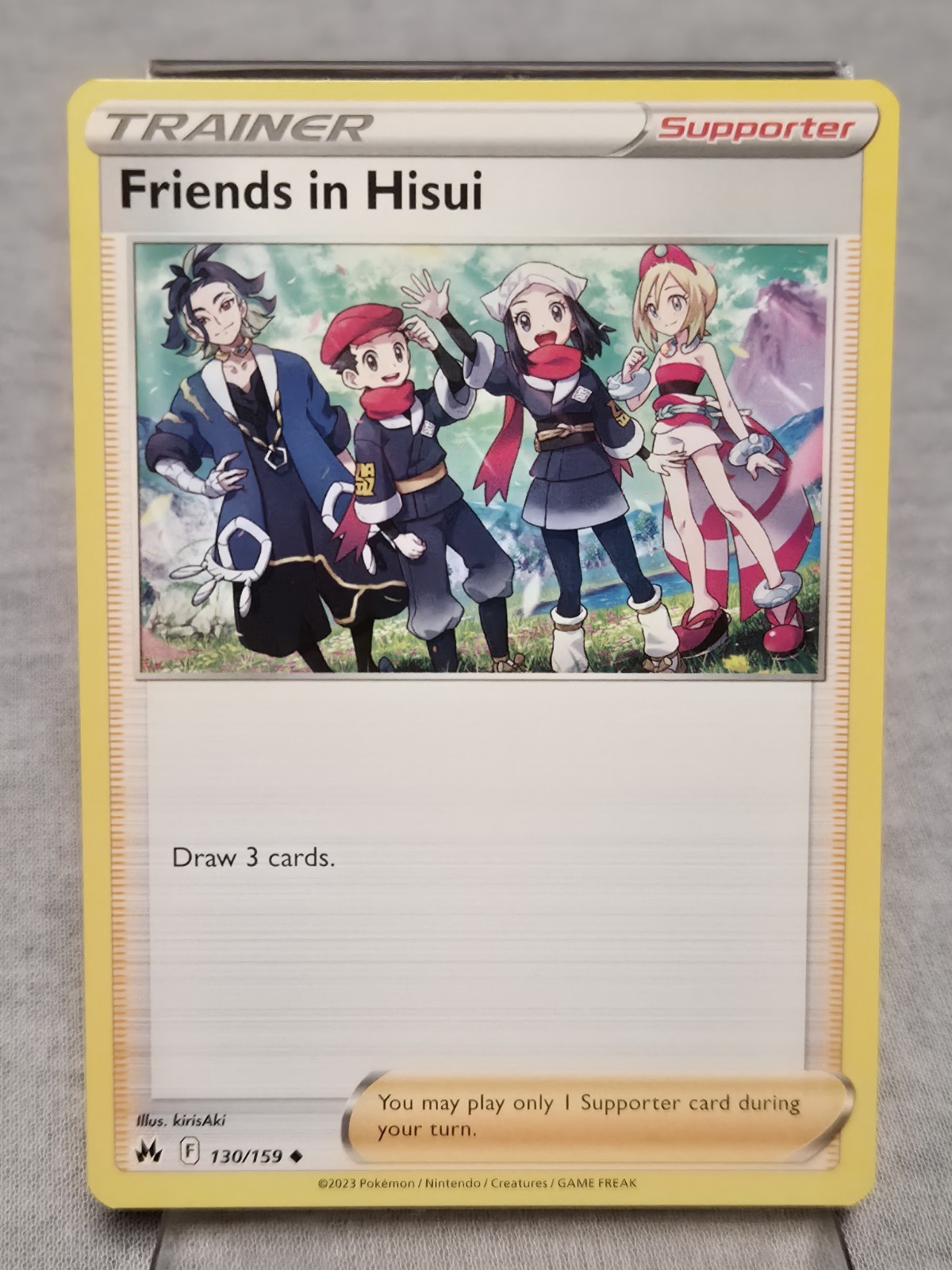 Friends in Hisui 130/159 Uncommon Crown Zenith Pokémon TCG 