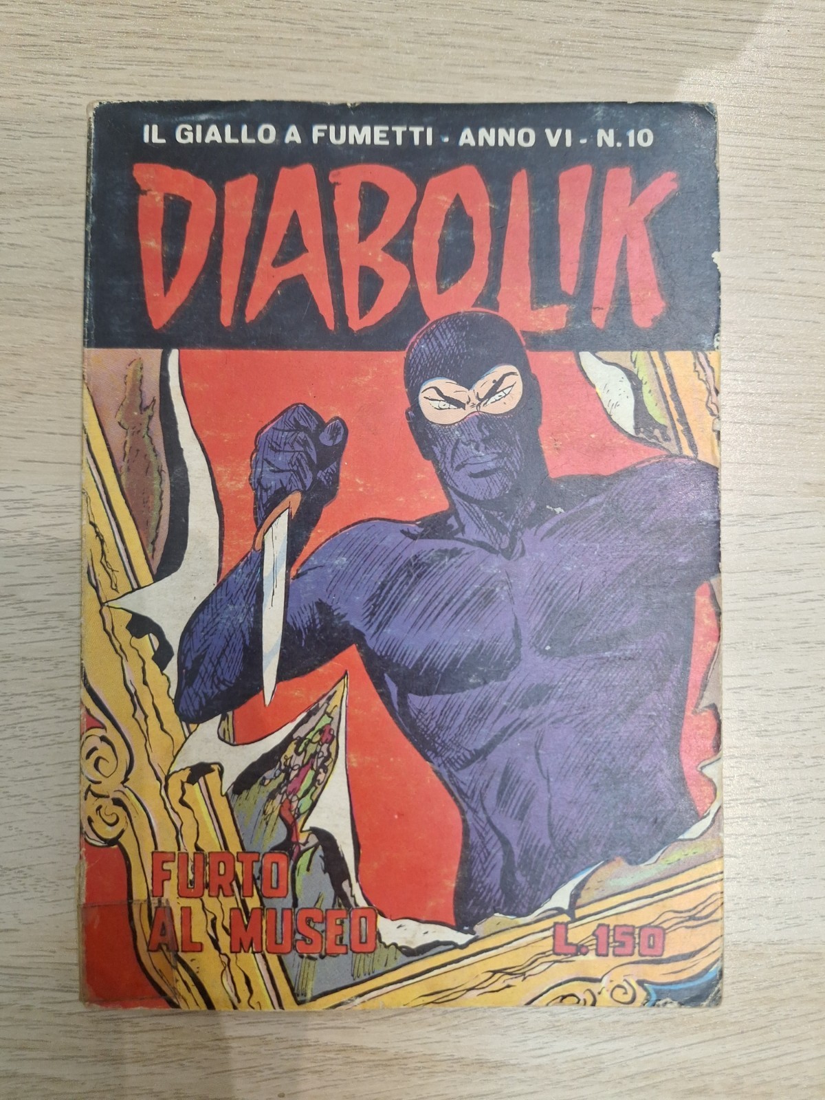 DIABOLIK ANNO VI-6°, N. 10 ORIGINALE 1967