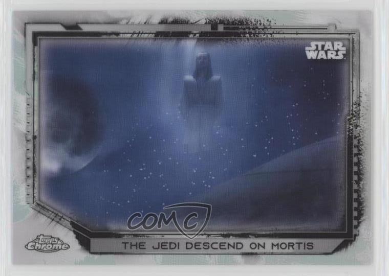 2021 Topps Chrome Star Wars Legacy Rifrattore The Jedi Descend On Mortis #103 mp7