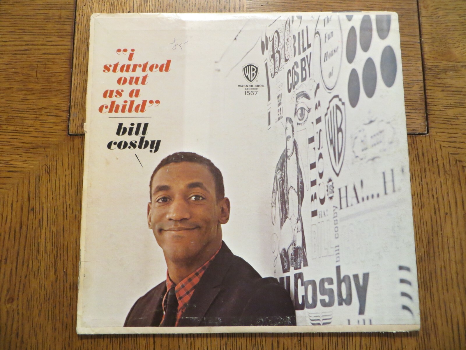 Bill Cosby –  I Started Out As A Child - 1964 - Warner Bros. W 1567 LP VG/G+!!!