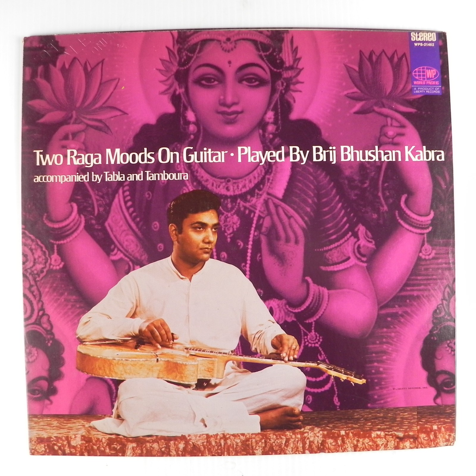 Brij Bhushan Kabra – Two Raga Moods On Guitar 1968 World Pacific WPS-21452 Promo