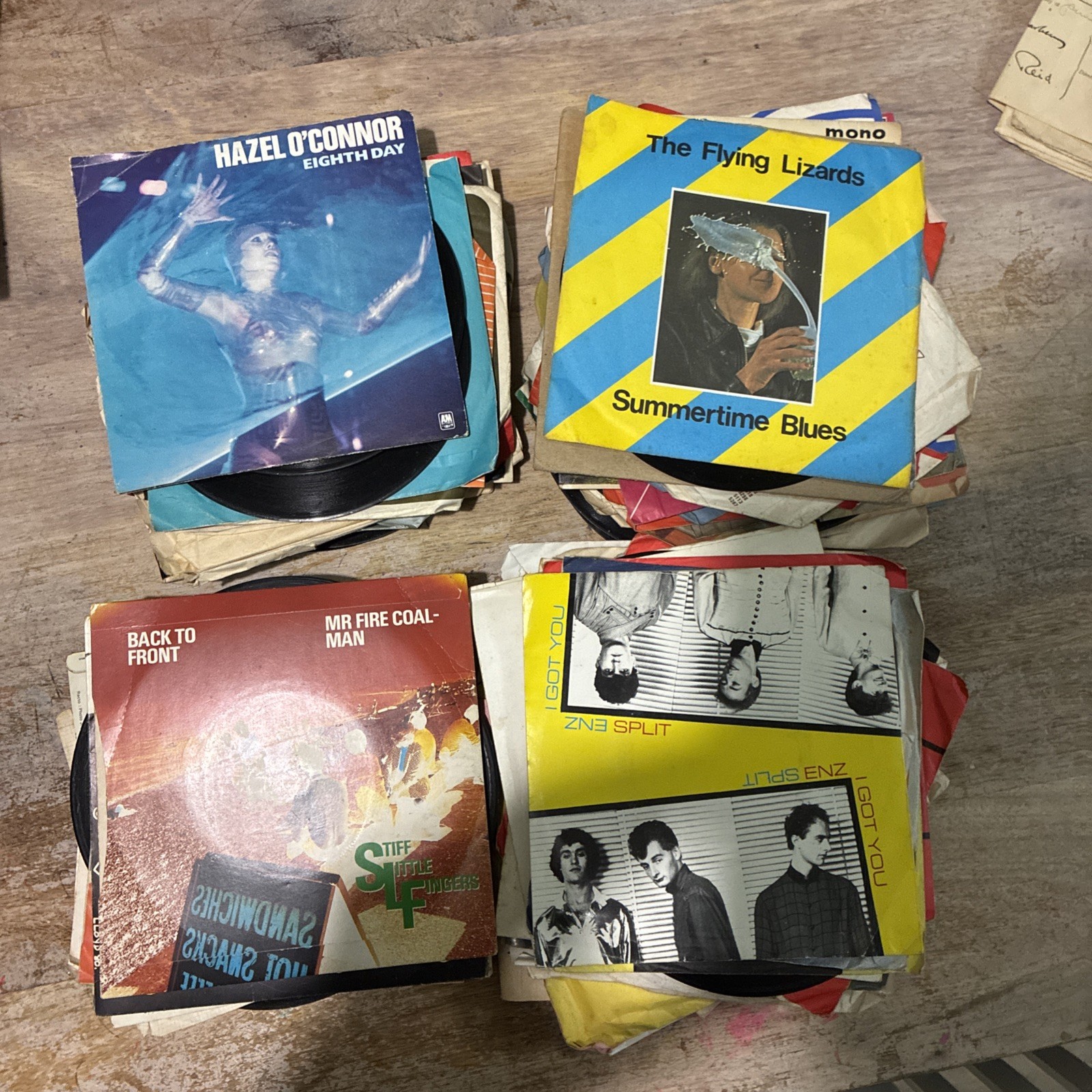 Job Lot 90 x 7” Vinyl Record from 1960’s 70’s 80’s - Pop, Punk, Soul, Rock,