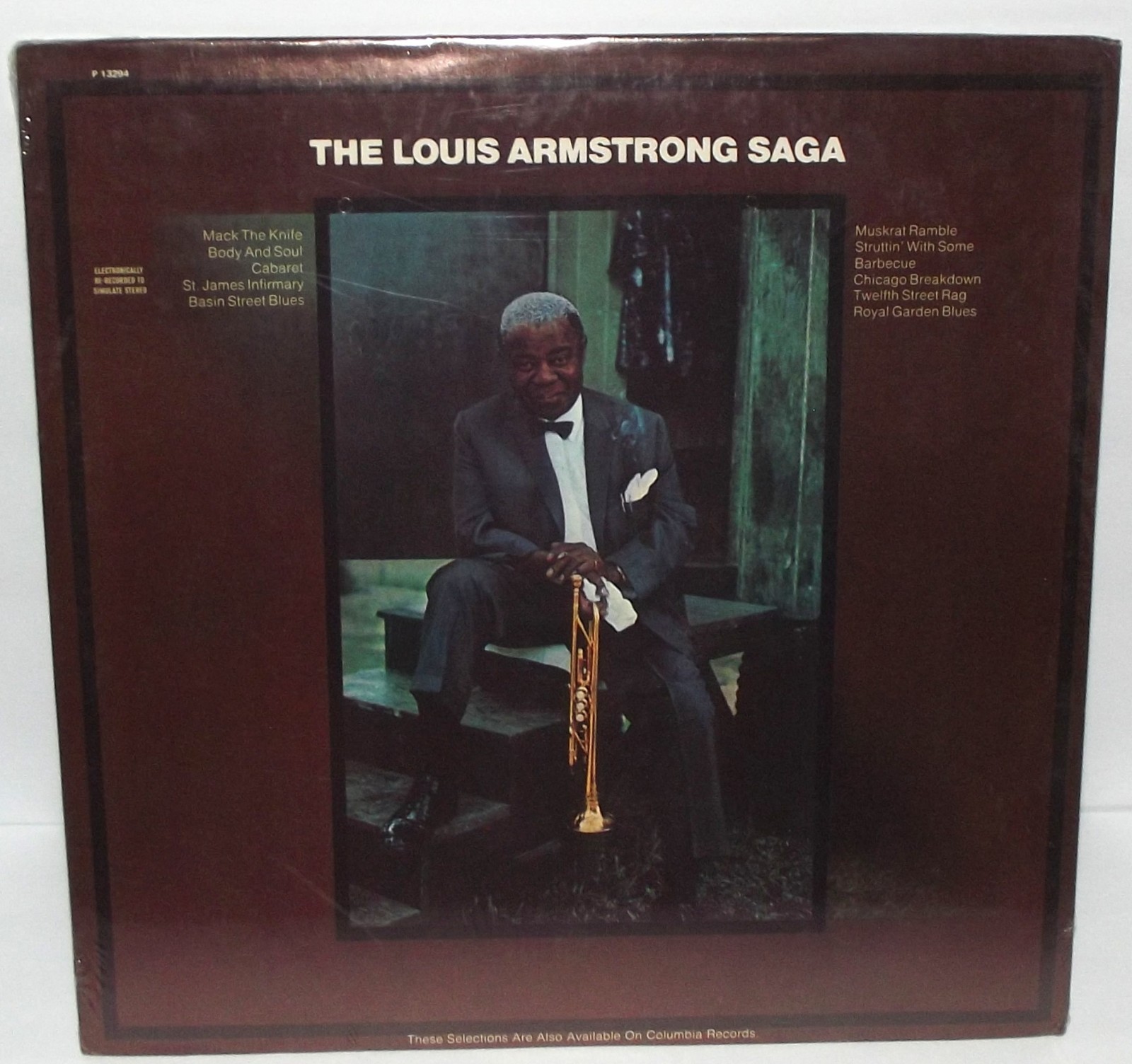 The Louis Armstrong Saga 1976 Compilation Columbia Vinyl LP Record - SEALED