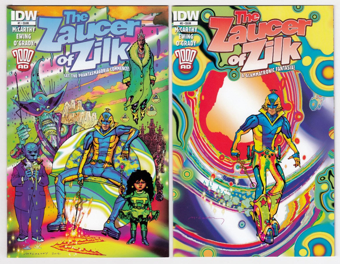 IDW THE ZAUCER OF ZILK #1+2 Brendan McCarthy / Al Ewing 2012 (2000 d.C.)