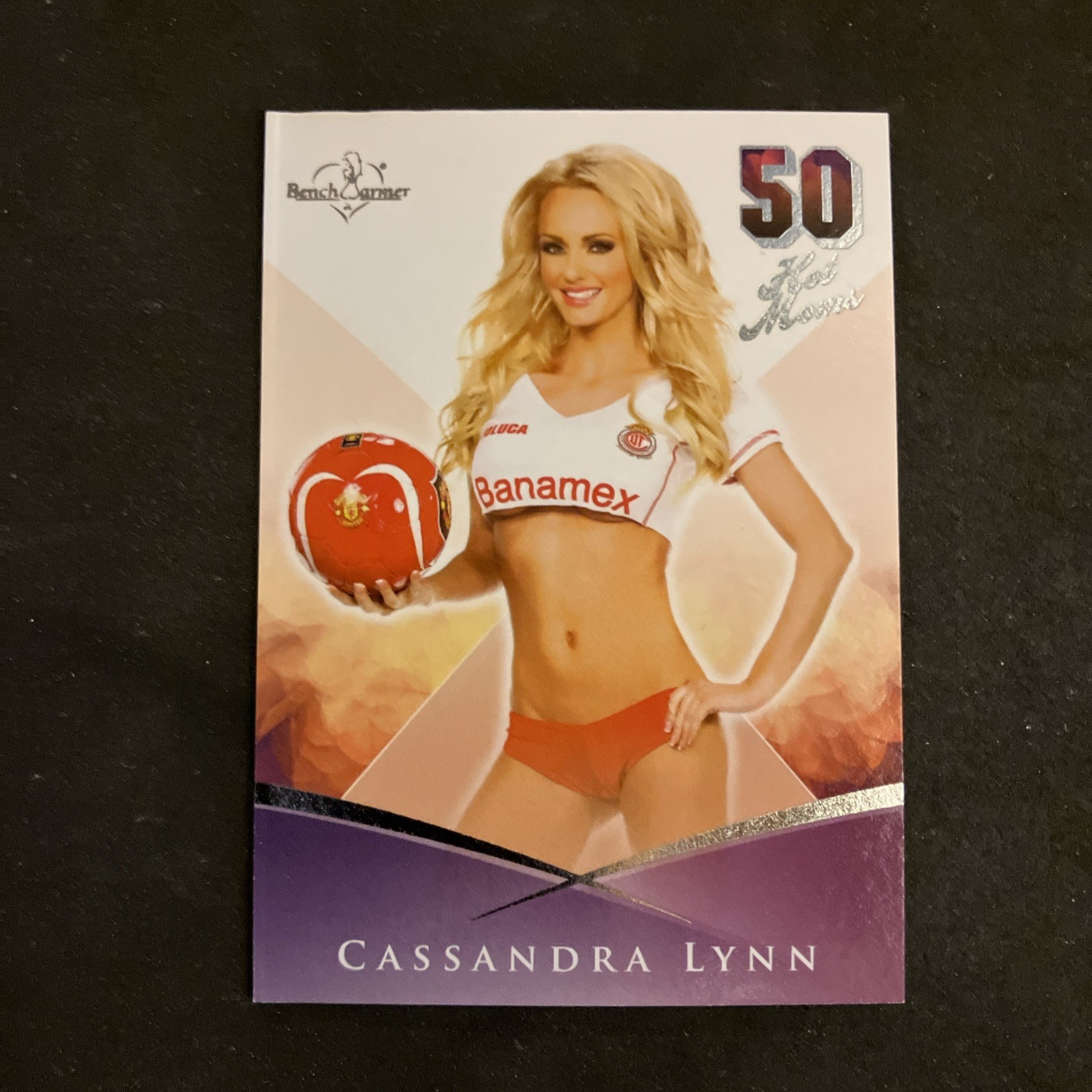 2013 Benchwarmer Bubblegum 50 Hot Moms Card #2 -- Cassandra Lynn