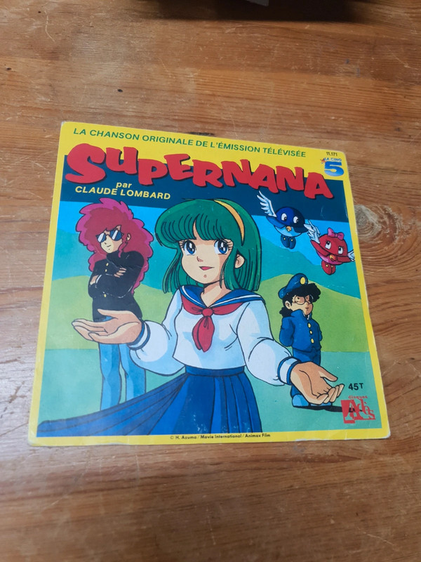 Vinyle supernana générique dessin animé