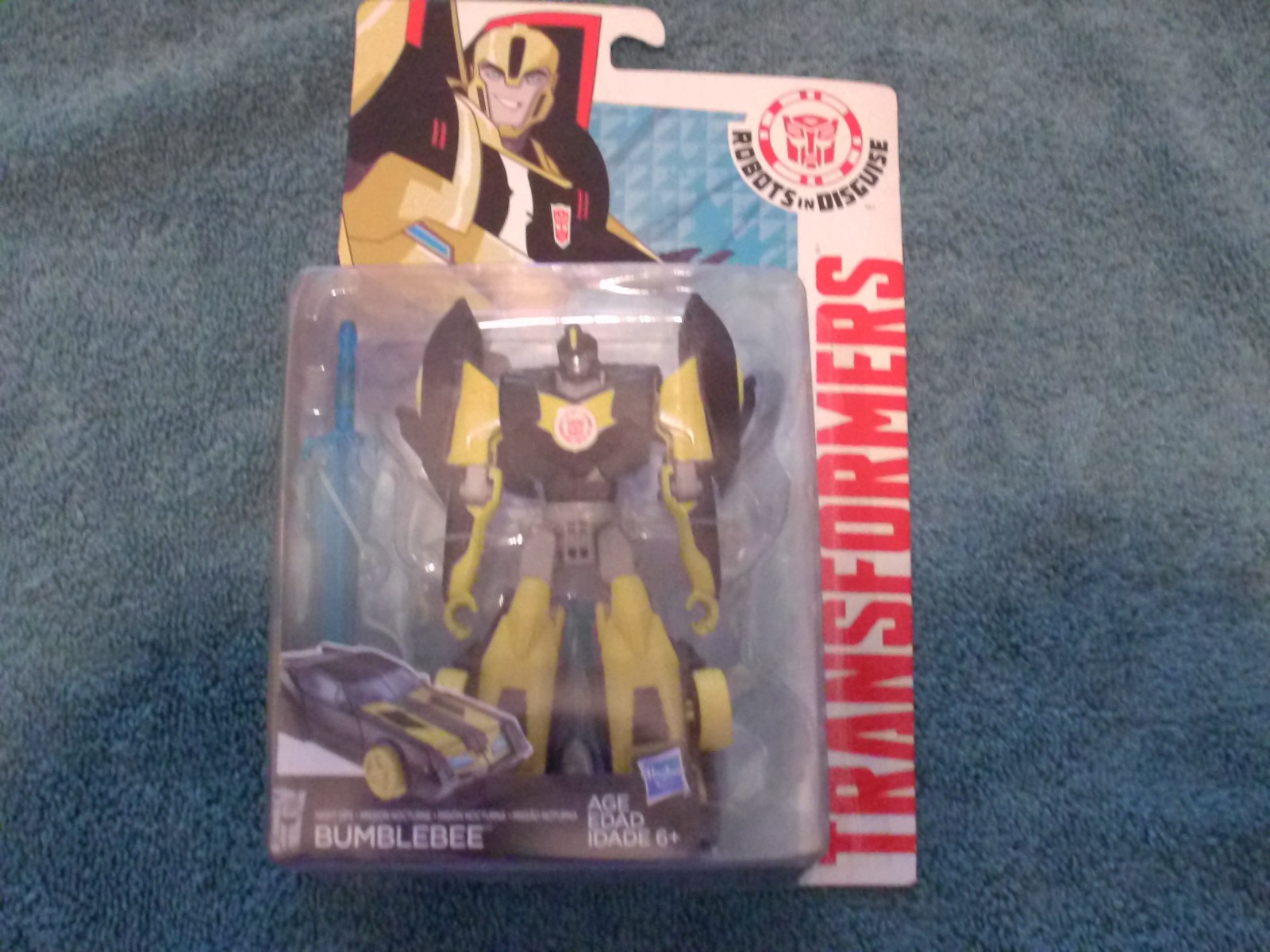 TRANSFORMERS Robots in Disguise Warrior Class NIGHT OPS BUMBLEBEE - MOSC!