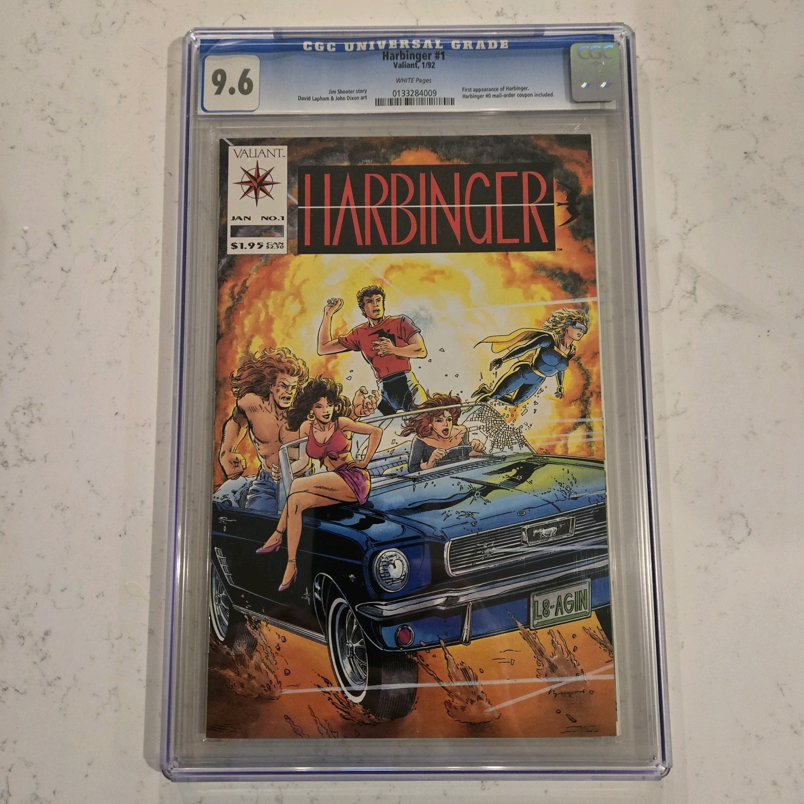 HARBINGER #1 CGC 9.6 HTF OLD LABEL