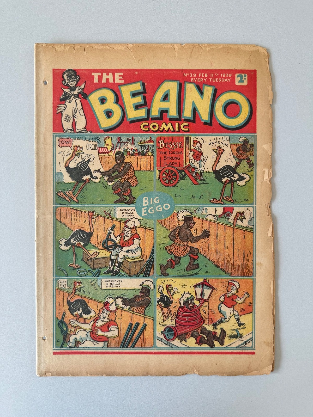 Beano Comic #29 February 11th 1939 GD RARE