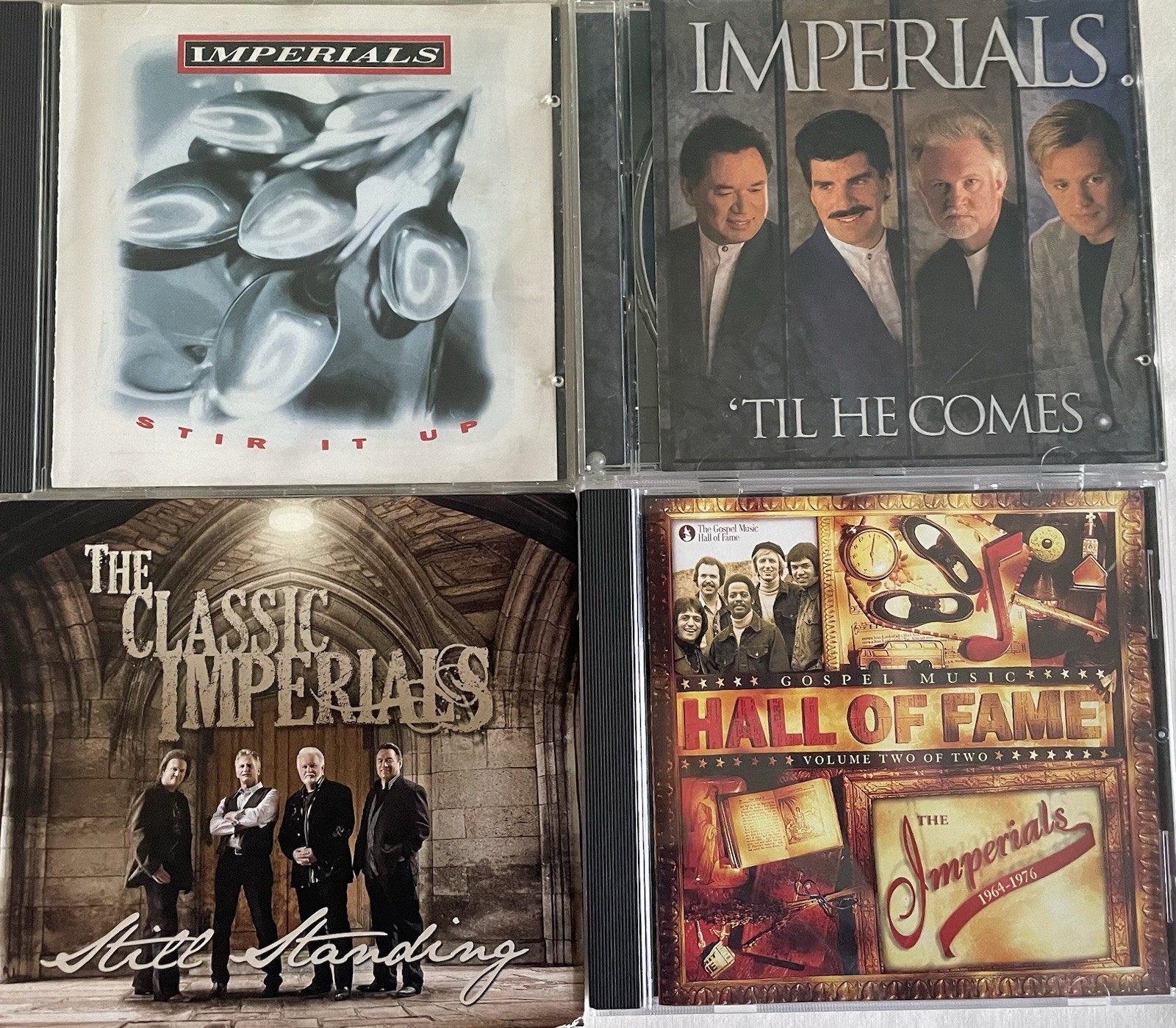 The Imperials Lot CDs  Stir It Up, ‘Til He Comes, Still Standing, HOF Vol 2