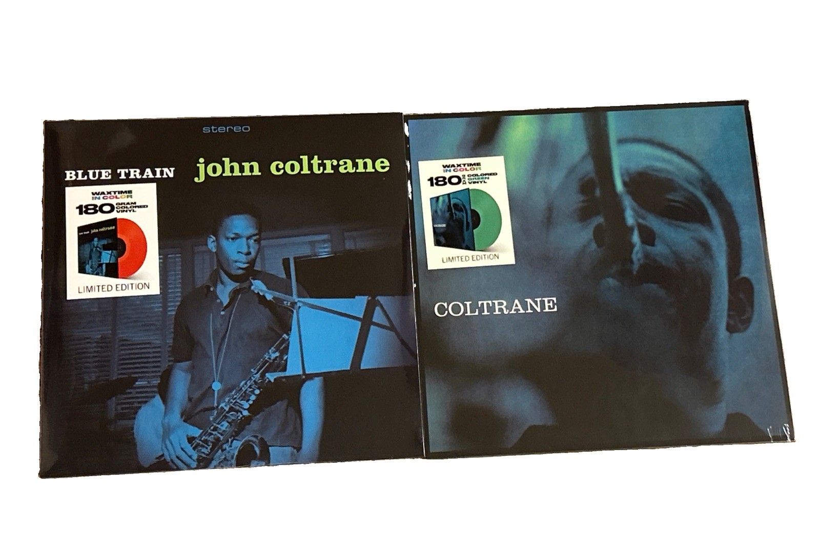 John Coltrane - limited edition, 180 gram colored vinyl record lot New