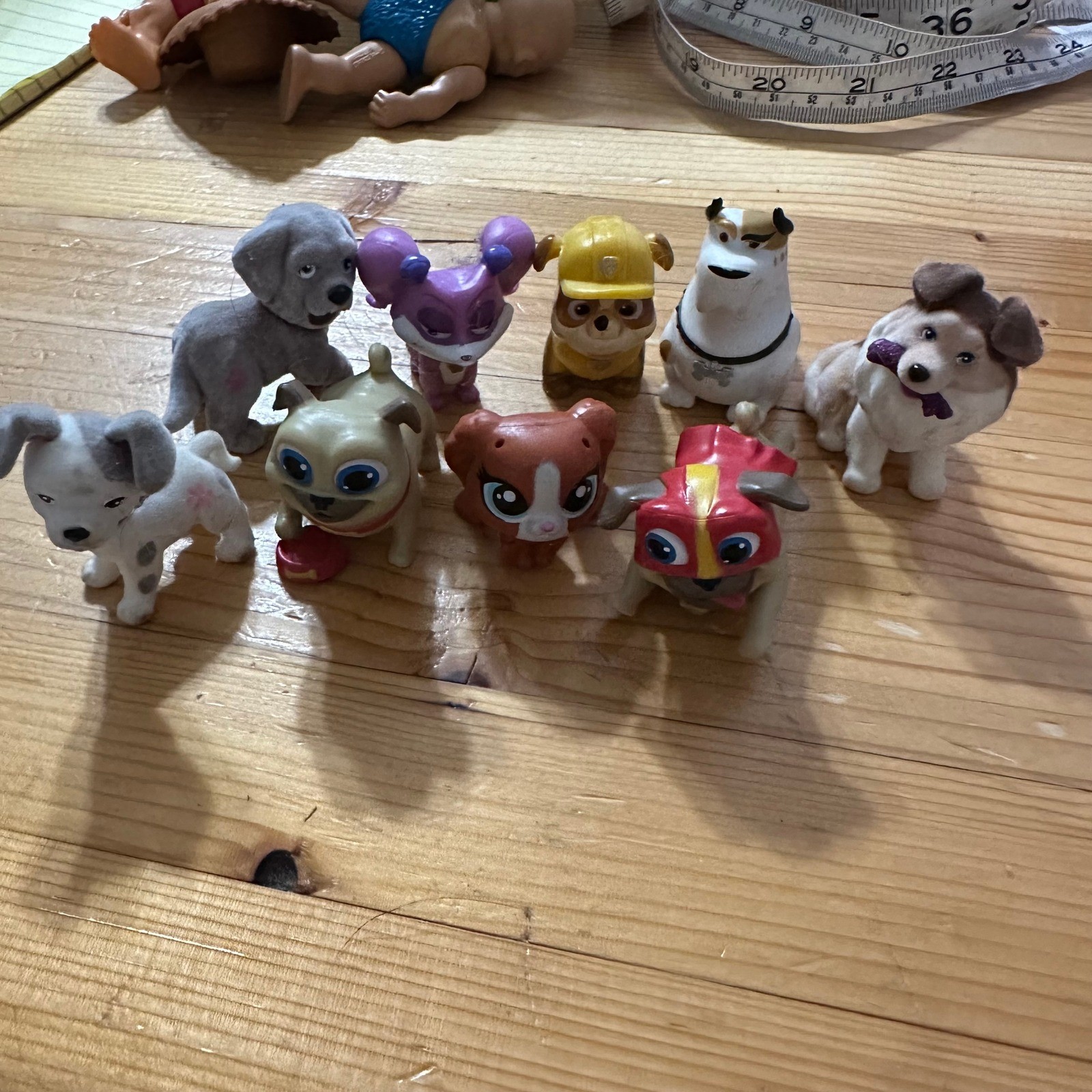 Lotto misto cucciolo cane amici PAW Patrol statuine cake topper set 9 pezzi