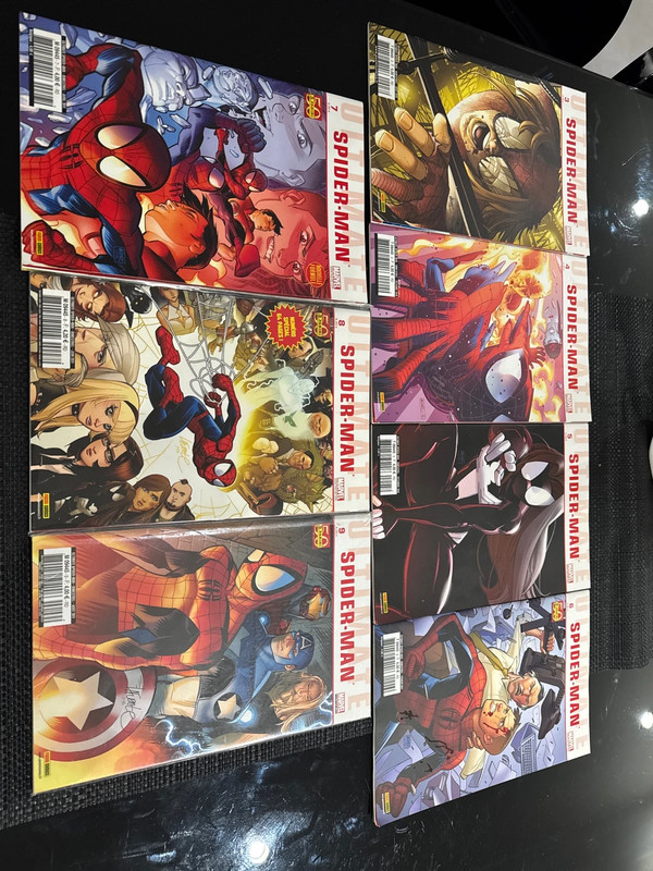 Marvel Spiderman lot 7 comics de