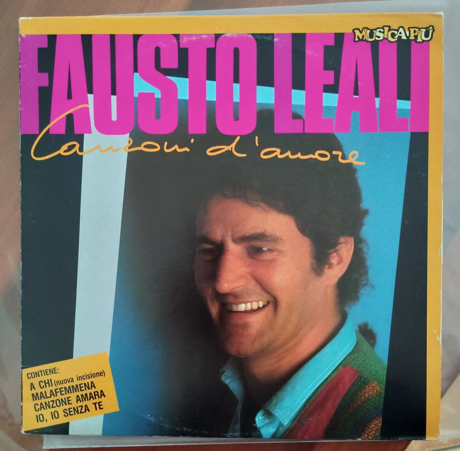 Fausto Leali "Canzoni d'amore" LP 12" 33 giri compilation musica italiana
