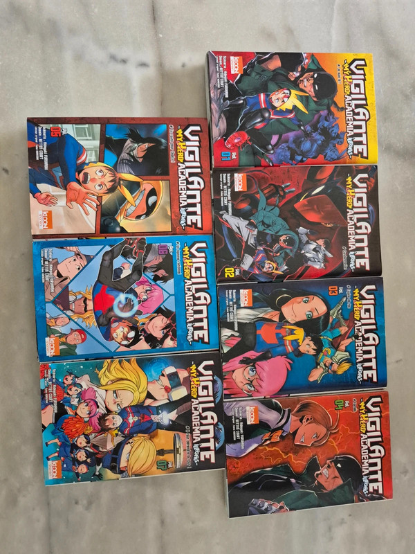 Lot 7 mangas my hero Academy