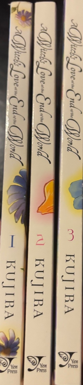 A Witch's Love at the End of the World yuri manga volumi inglese 1-3 set completo