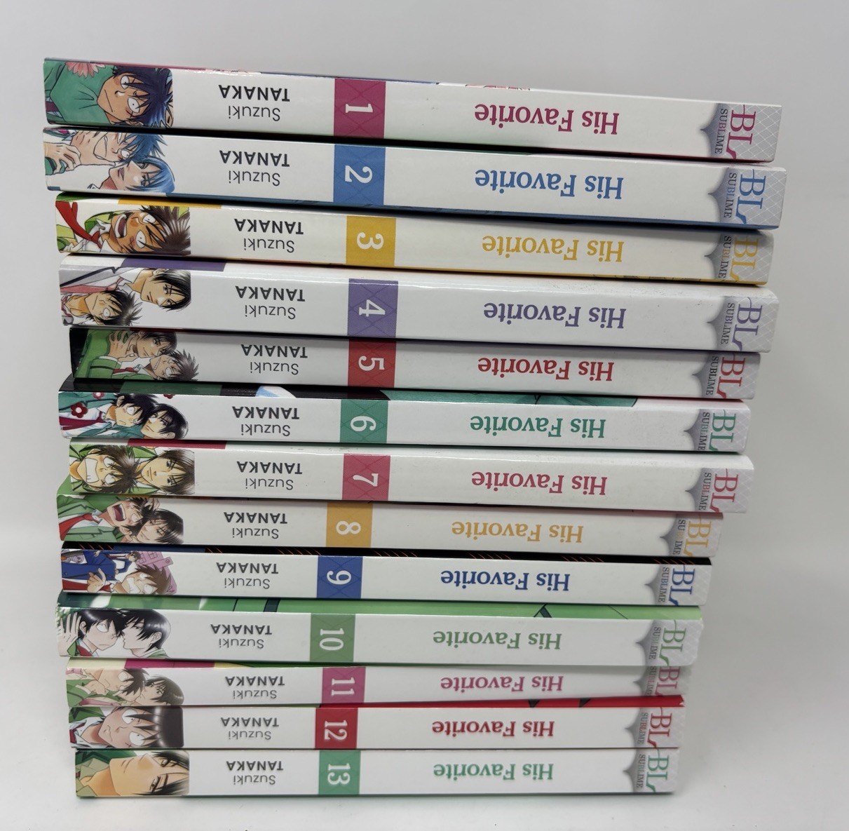 I suoi volumi manga preferiti 1-13 in inglese Sublime BL con SPEDIZIONE GRATUITA