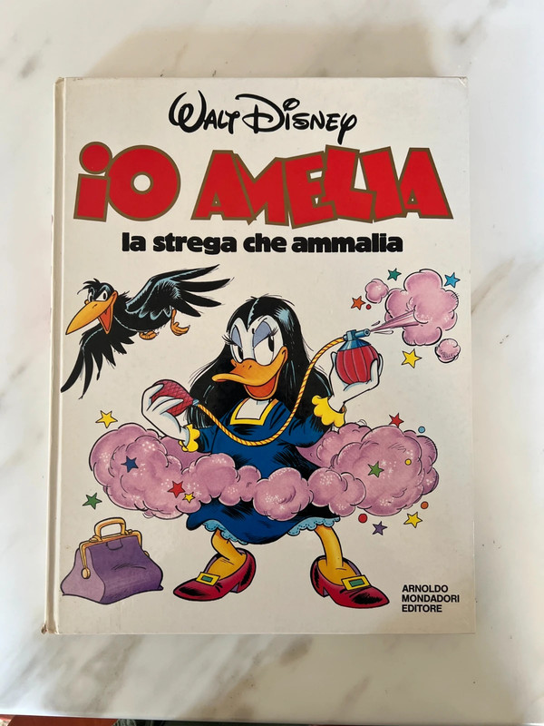 Walt Disney io Amelia la strega che ammalia Cartonatone Mondadori 1ª ed. 1990