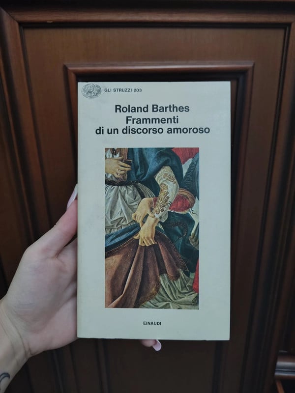 Libro Frammenti di un discorso amoroso Roland Barthes Gli Struzzi Einaudi